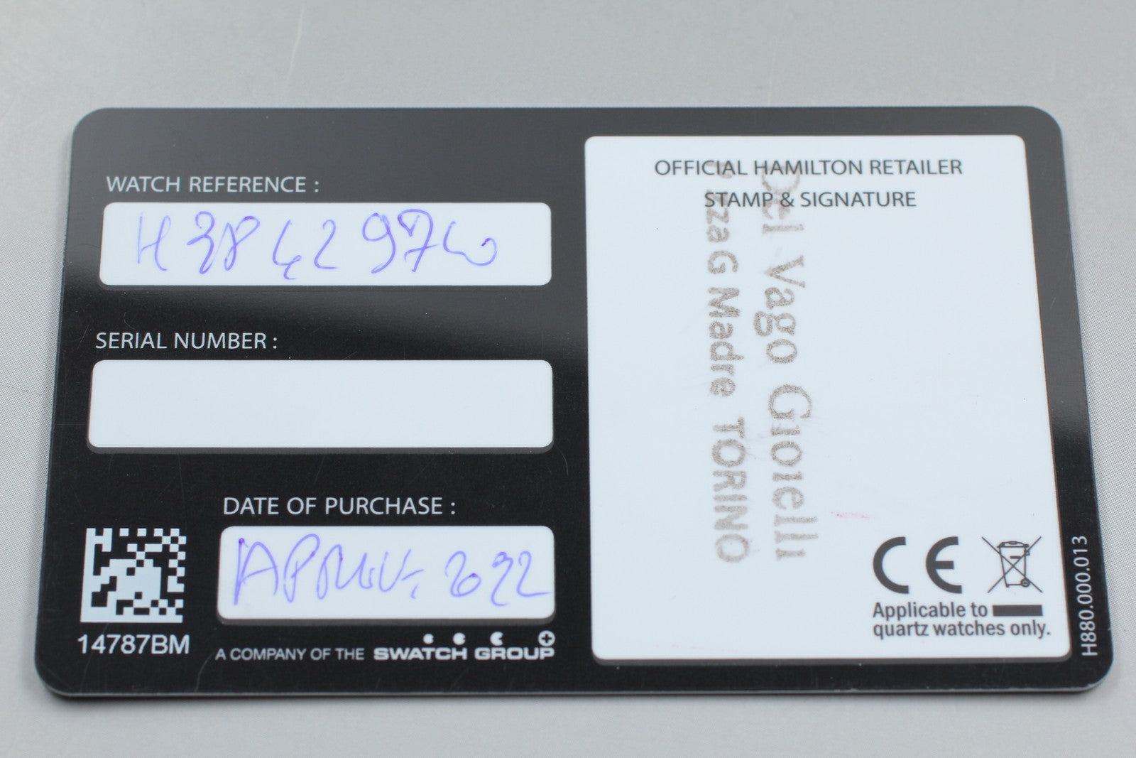 [N MINT- Box] Hamilton American Classic H384290 Intra‑Matic 40mm AT Men's Watch