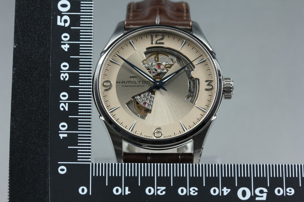 Hamilton Jazzmaster Open Heart H327050 H600425102 Automatic Men's Watch 41mm JP