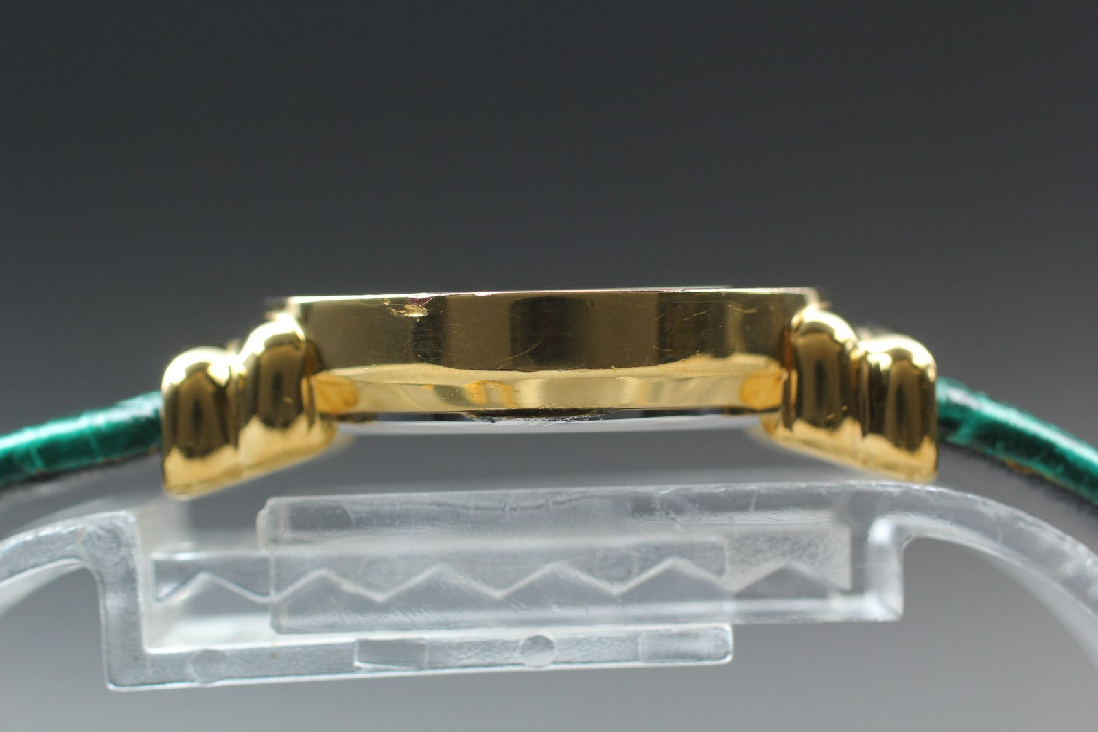 [Exc+5] PHILIPPE CHARRIOL Saint-Tropez Gold Green Diamond Quartz Women's Watch