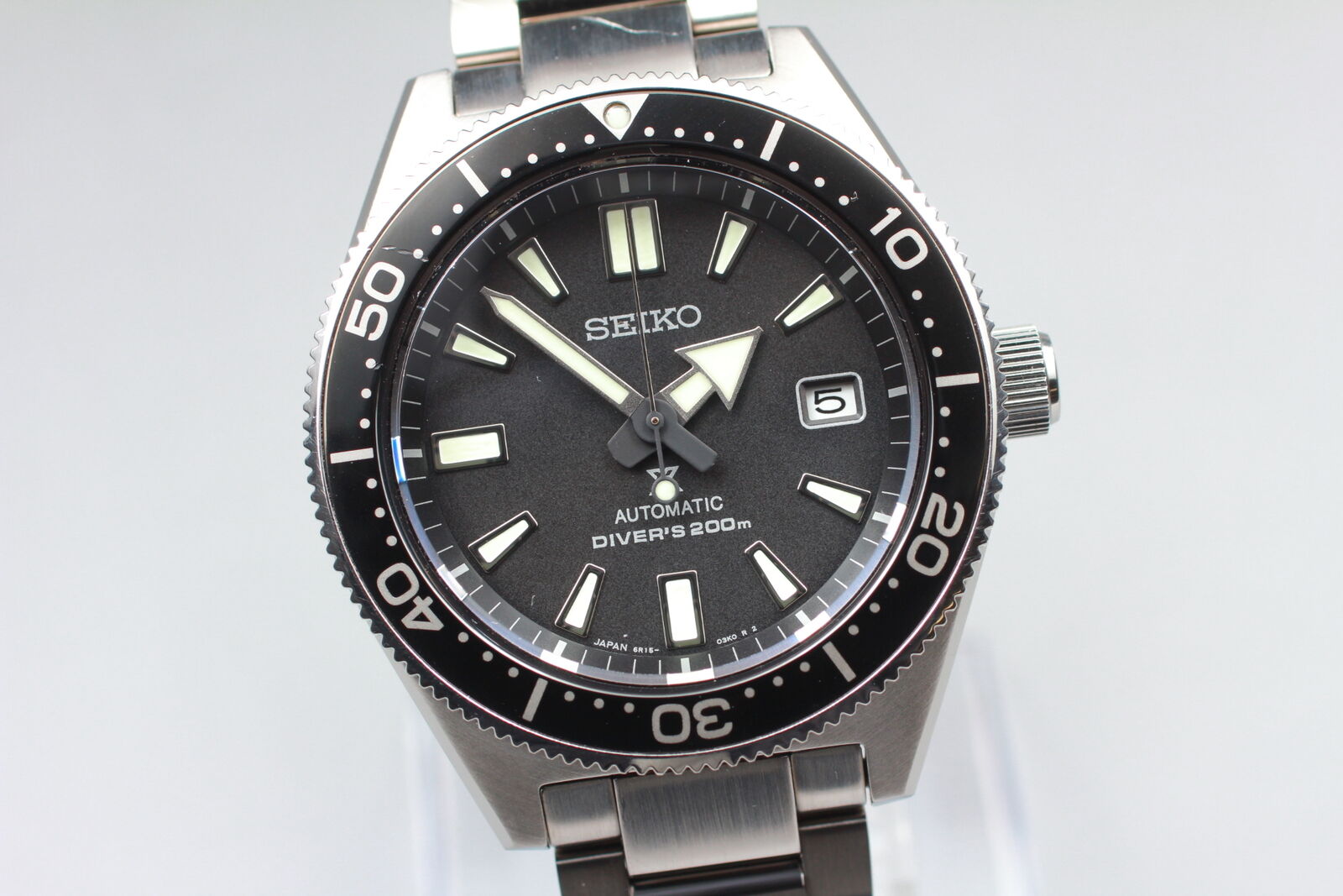 [Exc+5 Box] SEIKO Prospex 6R15-03W0 SBDC051 Black Automatic Men's Watch JAPAN