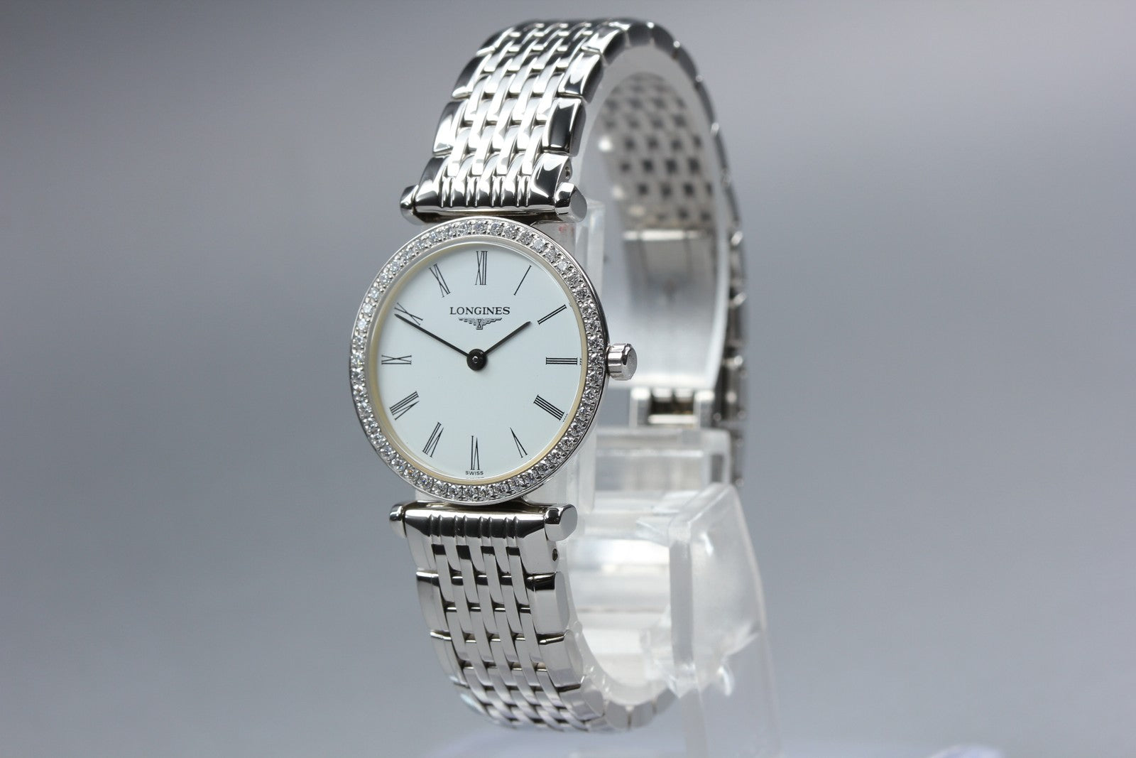 LONGINES La Grande Classique L4.241.0 Diamond Bezel Women's Quartz Watch [Box]