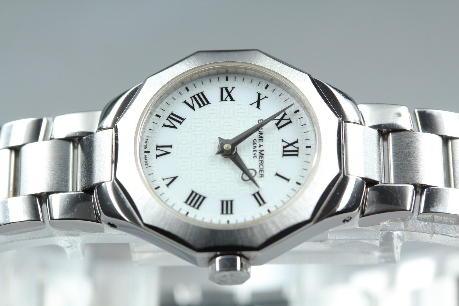 BAUME＆MERCIER Riviera 65505 Quartz White Dial Women's Watch 22mm JAPAN Box