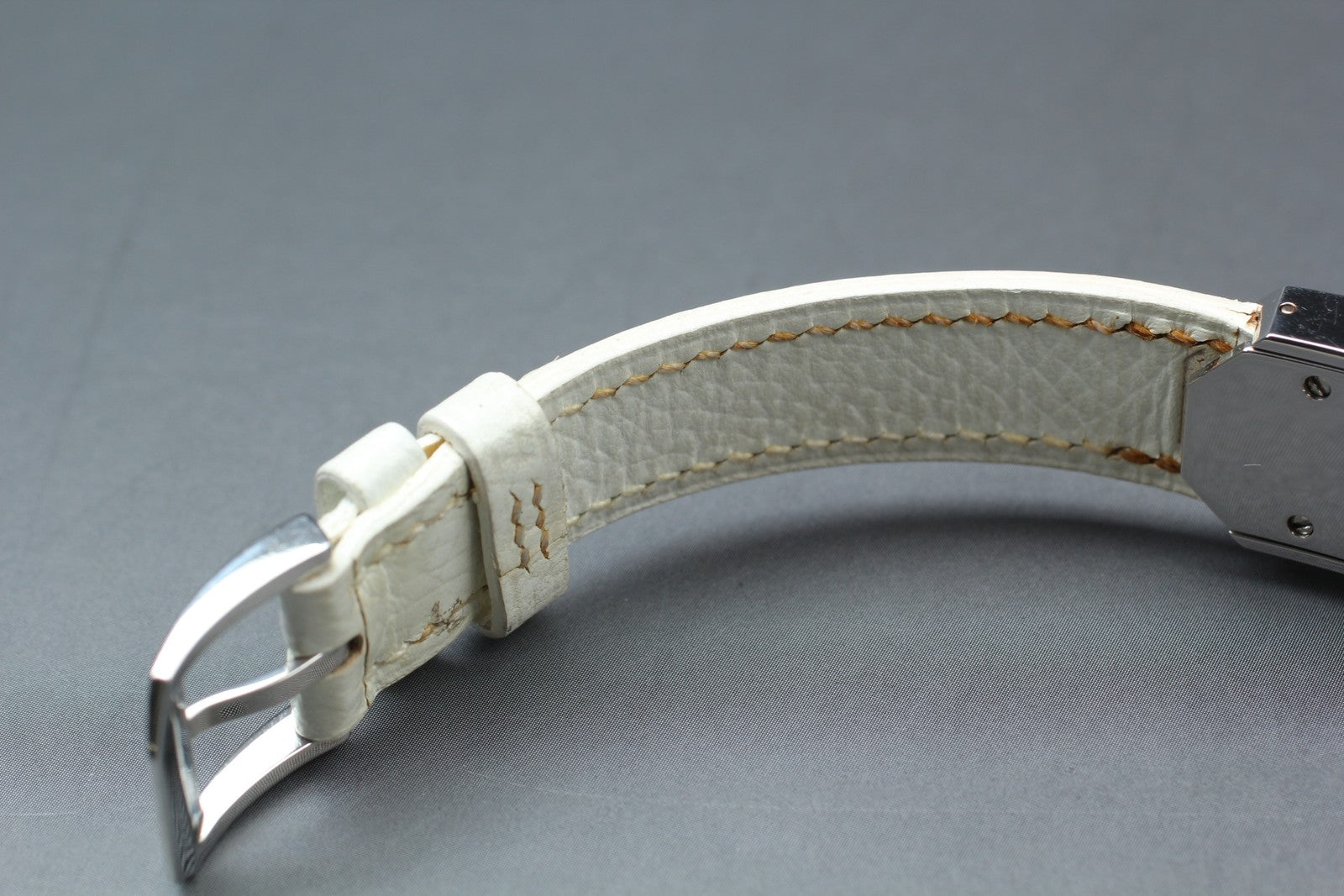 HERMES Kelly 2 Double Tour KT1.210 White 15mm "I" Quartz Women's Watch [w /Box]