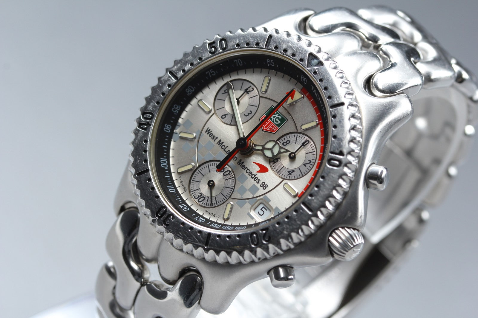 overhauled TAG HEUER CG1117 F1 McLaren Mercedes Limited Model Quartz Boy's Watch