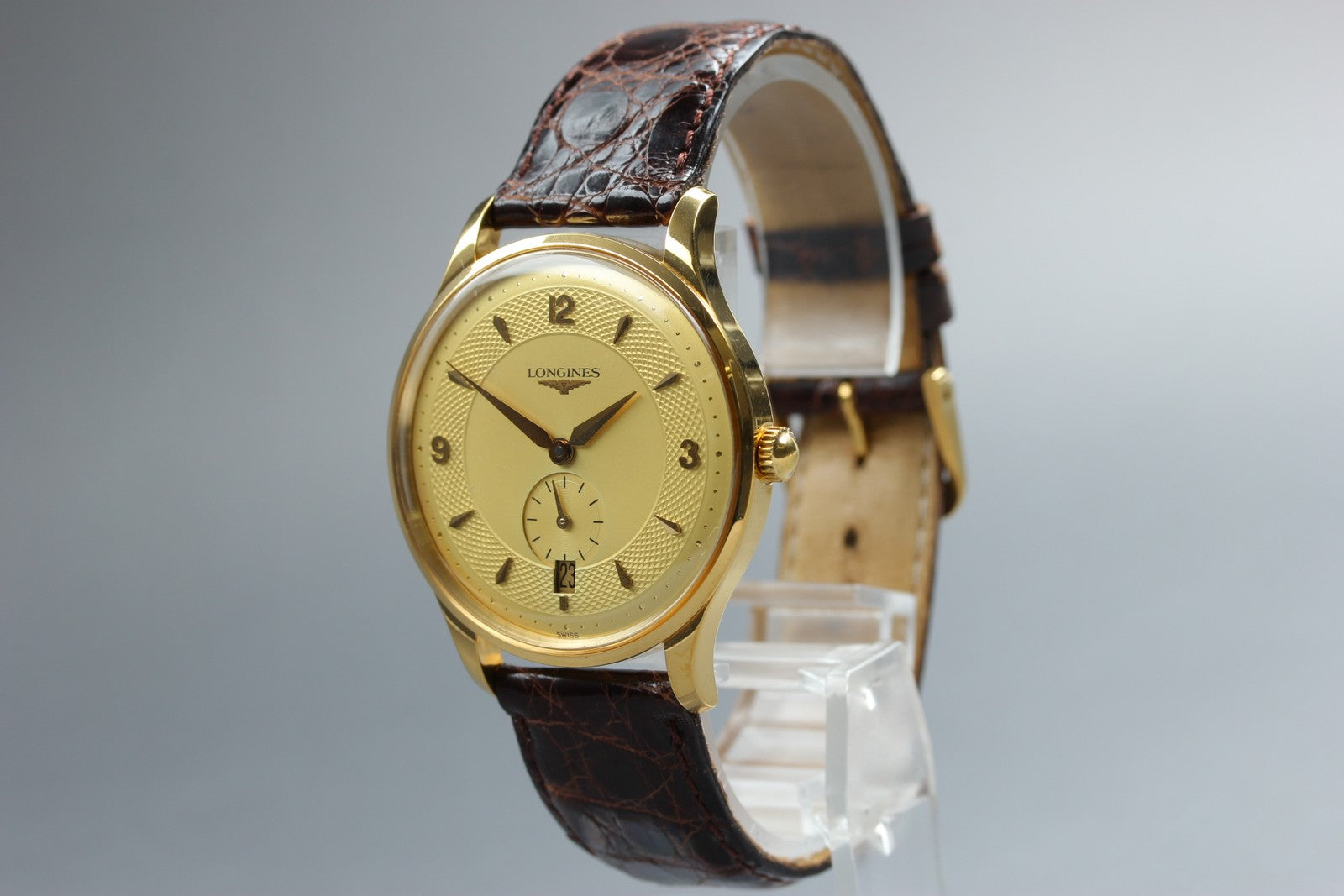 Longines Les Grandes Classiques L4.685.2 35mm Gold Brown Automatic Men's Watch