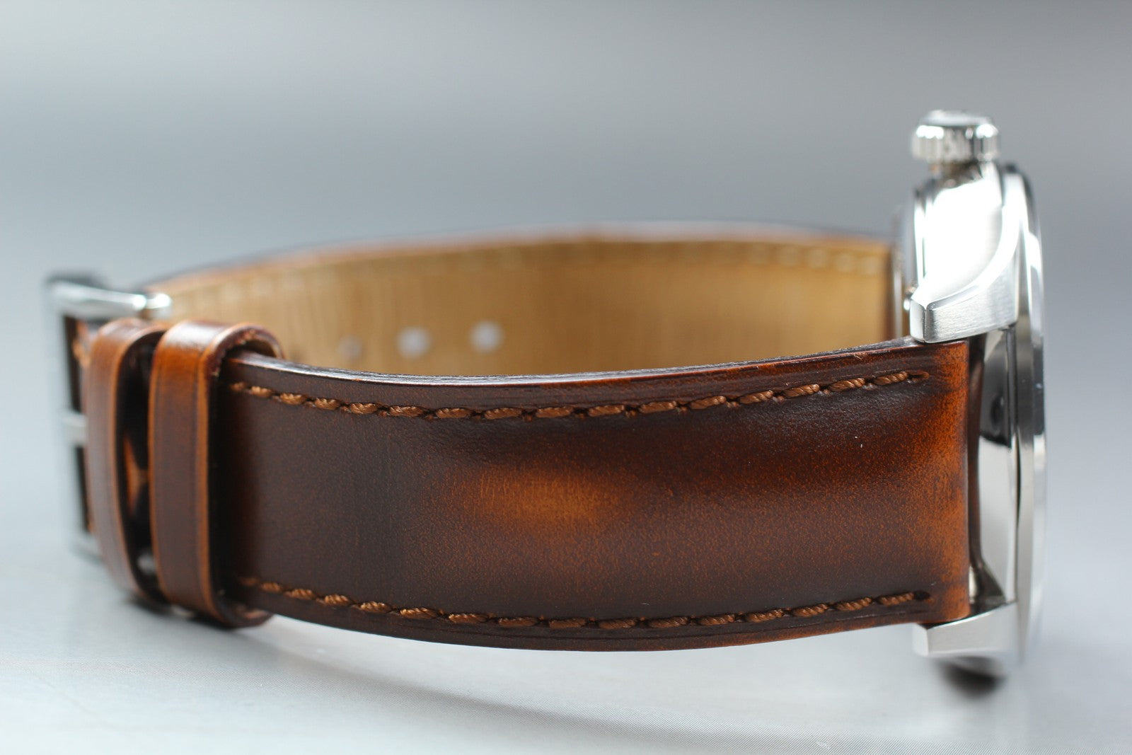 HAMILTON Jazzmaster Open Heart H326750 Blue Brown 39mm AT Men's Watch [Box]