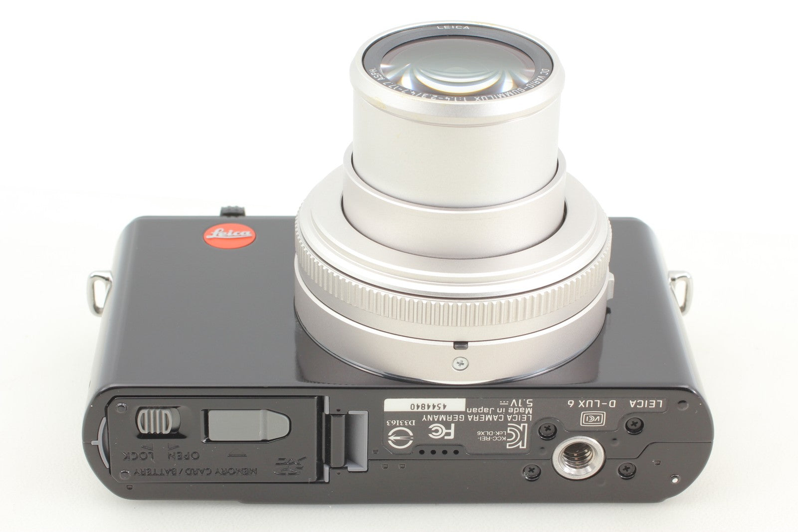 [N MINT w/SD32G] Leica D-LUX 6 18734 10.1 MP Glossy Black Digital Compact Camera