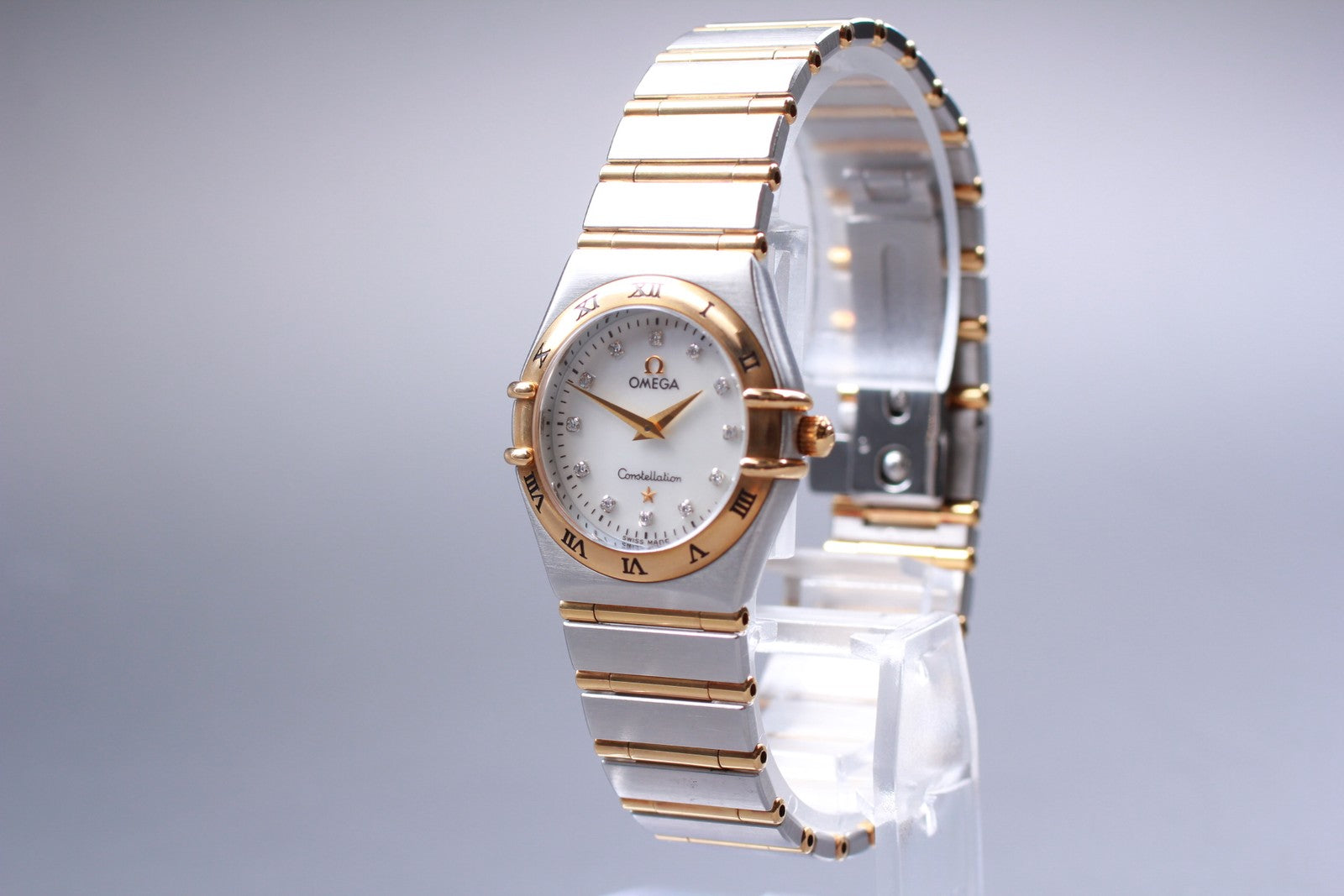 [Exc+5 Box] OMEGA Constellation 1272.75 Cal.1456 Diamond Shell Qz Women's Watch