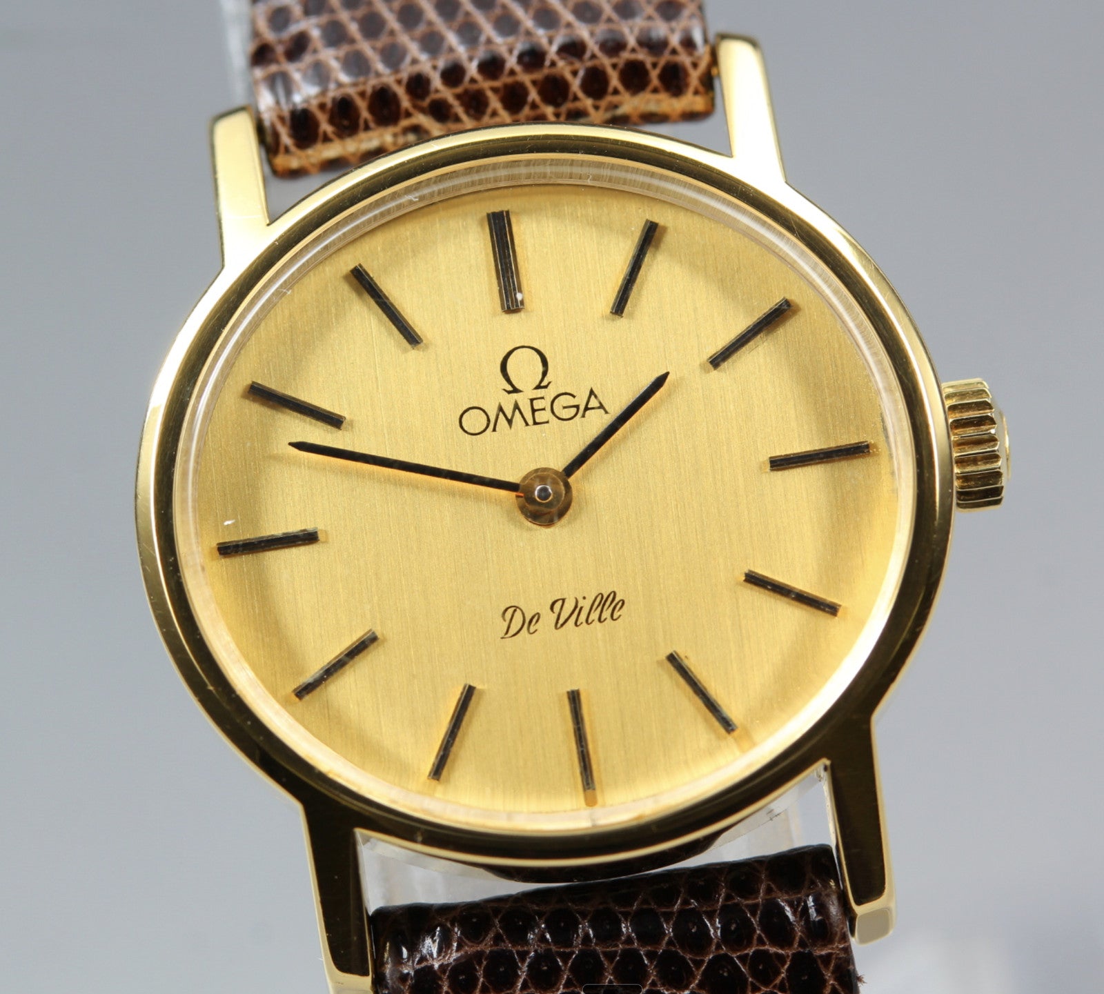 Overhauled[Exc+5] OMEGA De Ville Cal.625 511.0508 24mm Gold Manual Women's Watch