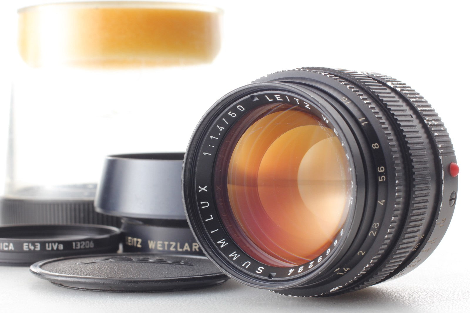 [Opt MINT w/Hood] Leica Leitz Wetzlar Summilux M 50mm f1.4 E43 Ver2 II 2nd JAPAN
