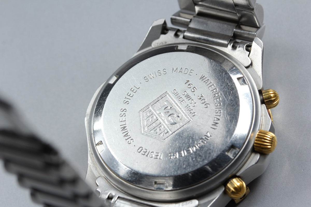 TAG HEUER 2000 165.306 Automatic Chronograph Date Men's Watch 42mm JAPAN