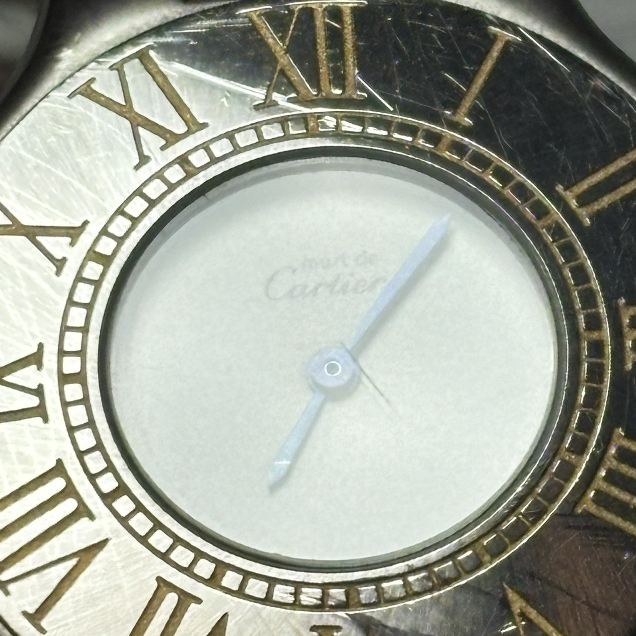 Vintage [Exc+4] Cartier Must de Cartier 21 30mm Unisex Quartz Watch From JAPAN