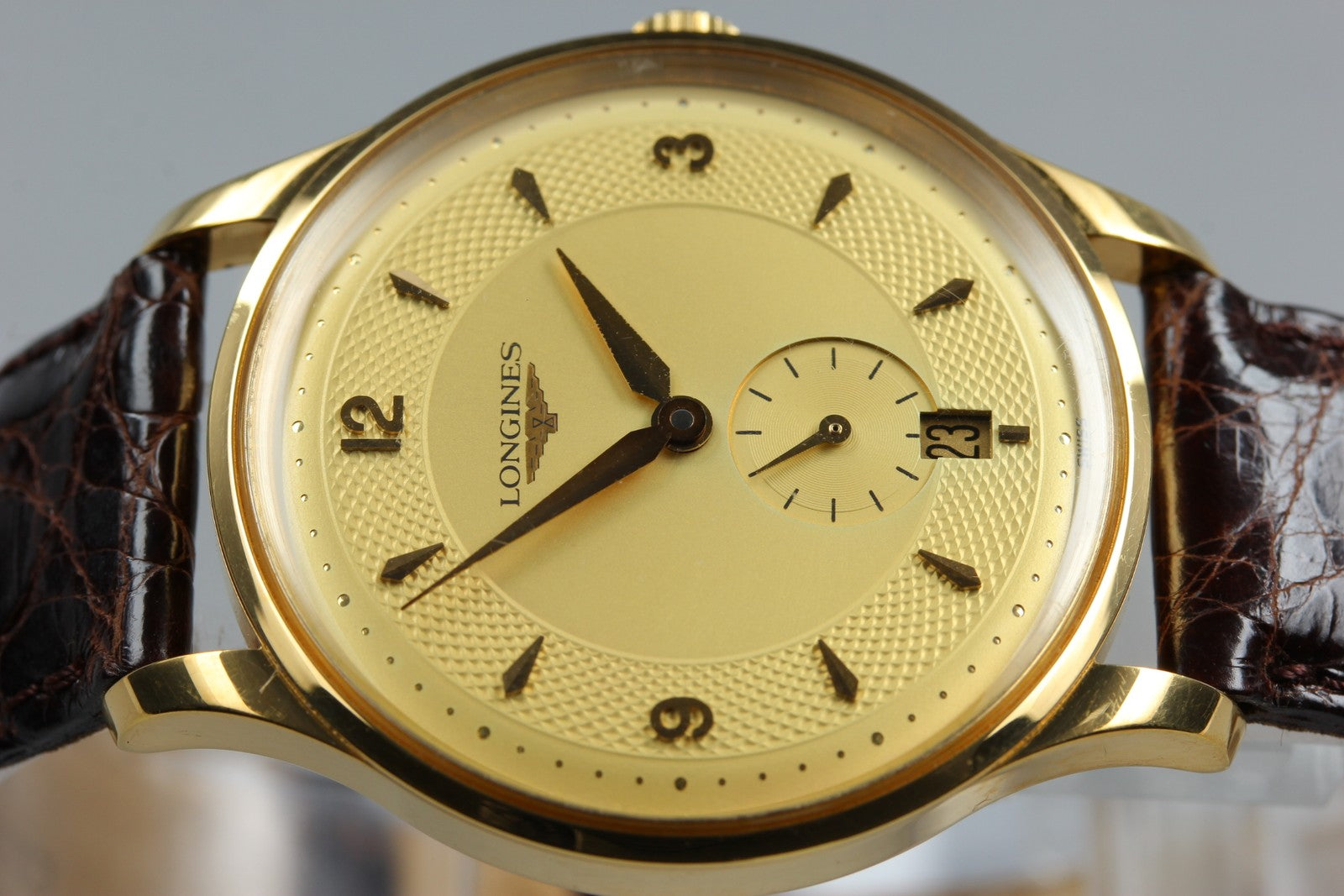 Longines Les Grandes Classiques L4.685.2 35mm Gold Brown Automatic Men's Watch