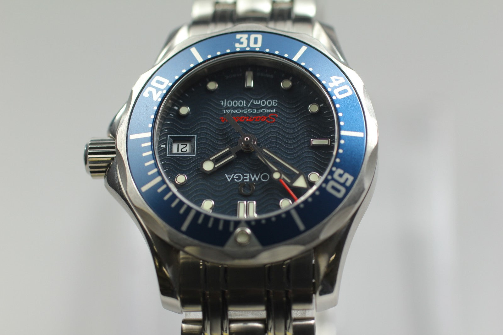 New Batt[N MINT]Box OMEGA Seamaster Professional 2224.8 Cal.1424 Ladies Quartz
