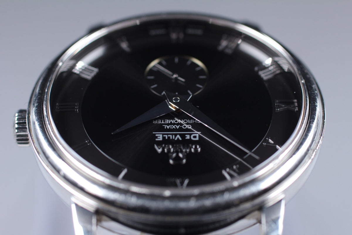 [Exc+5 Box] Omega De Ville Prestige 4813.50.01 38mm Black Automatic Men's Watch
