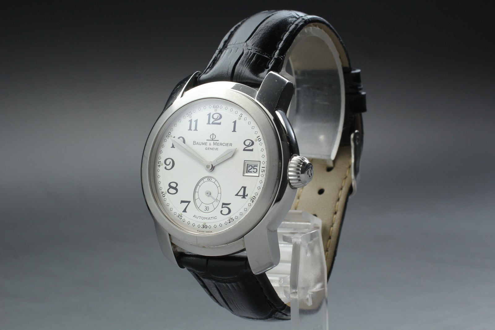 BAUME＆MERCIER Capeland MV045221 Silver Automatic Date Men's Watch 37mm Japan