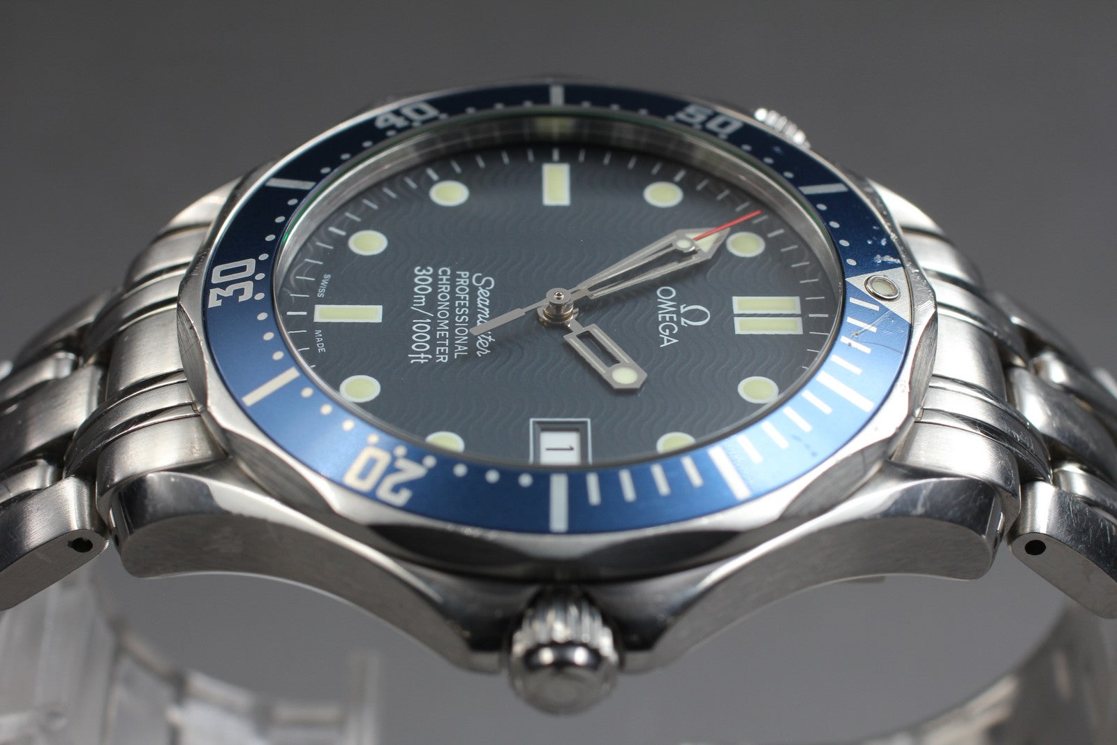 [Exc+5] Omega Seamaster 300M 2531.80 41mm Automatic Blue Dial Men’s Watch JP