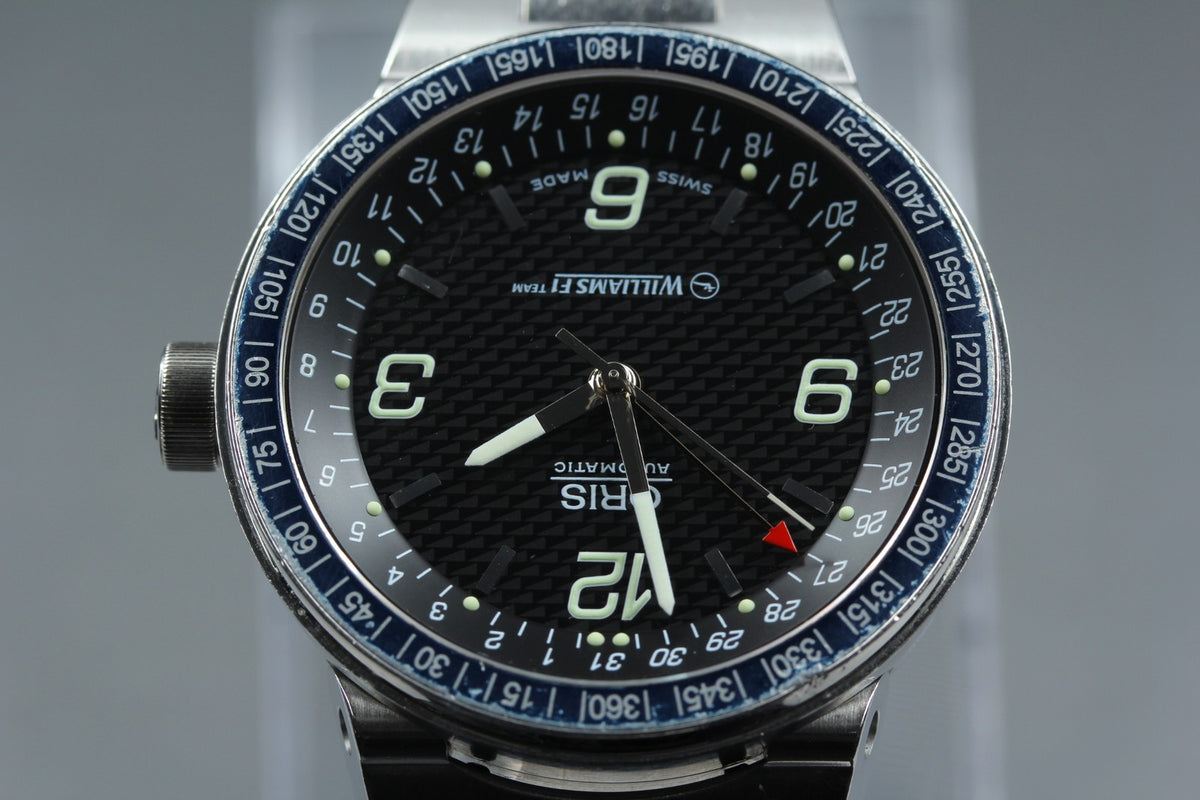 ORIS Williams F1 Team Pointer Date 7585 Automatic Men's Watch 42mm JAPAN Box