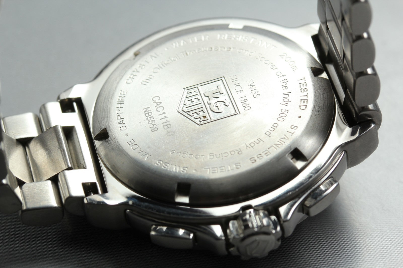 TAG HEUER Formula 1 Indy 500 CAC111B-0 Quartz Black Men's Watch 41mm JAPAN Exc+5