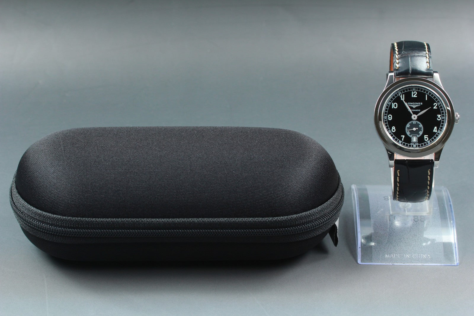 LONGINES Heritage 1940 L2.767.4 Automatic Black Men's Date Watch 39mm JP N MINT