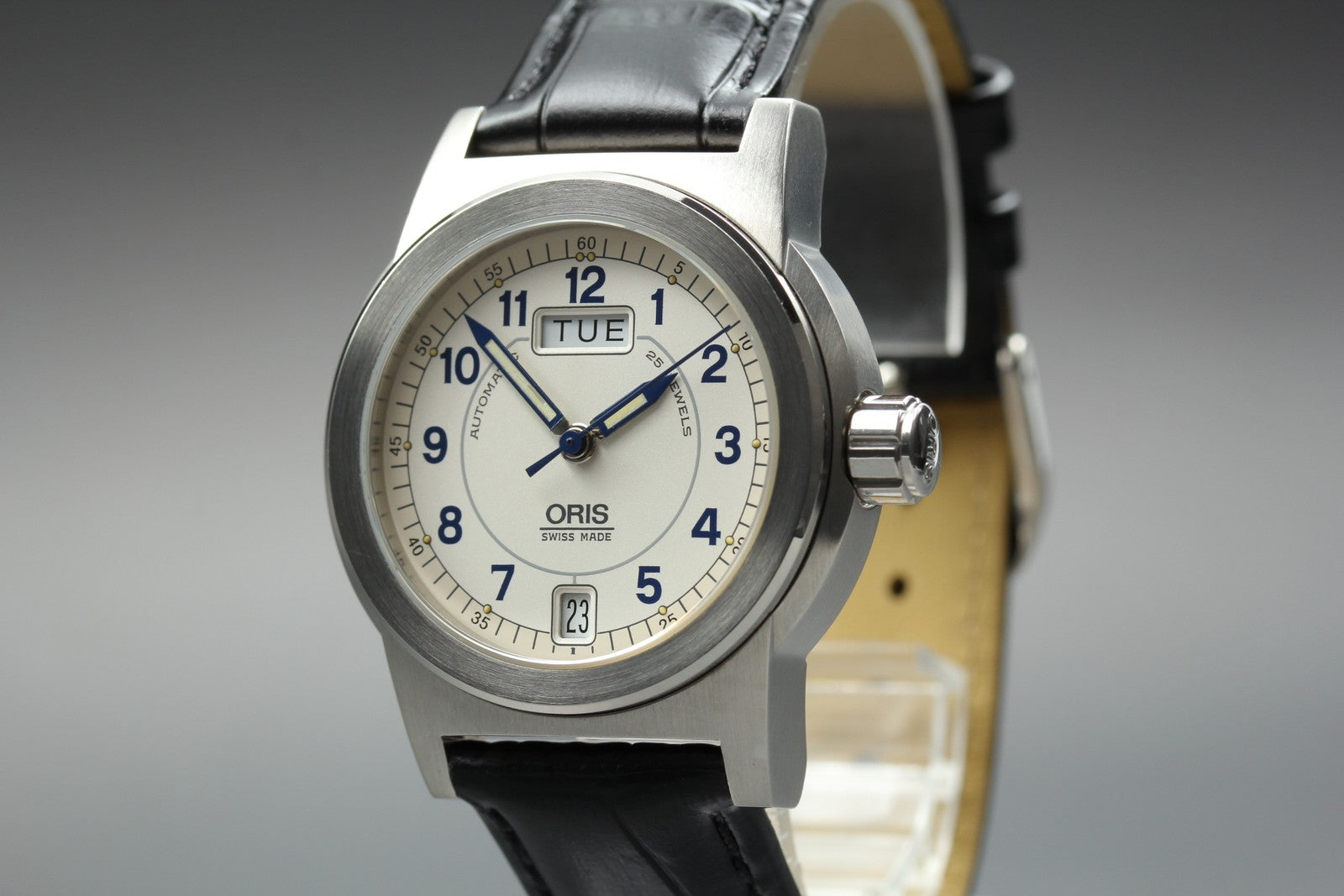 [Exc+5] ORIS Big Crown 7501 Silver Black Day/Date 35mm Automatic Men's Watch