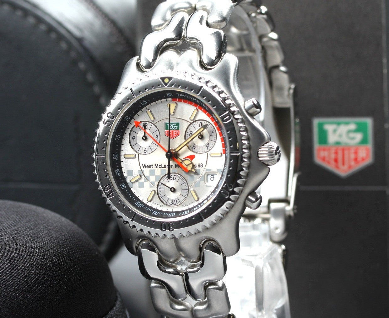 [READ!] TAG Heuer CG1117 S/el West McLaren Mercedes Limited Men's Qz Watch Box