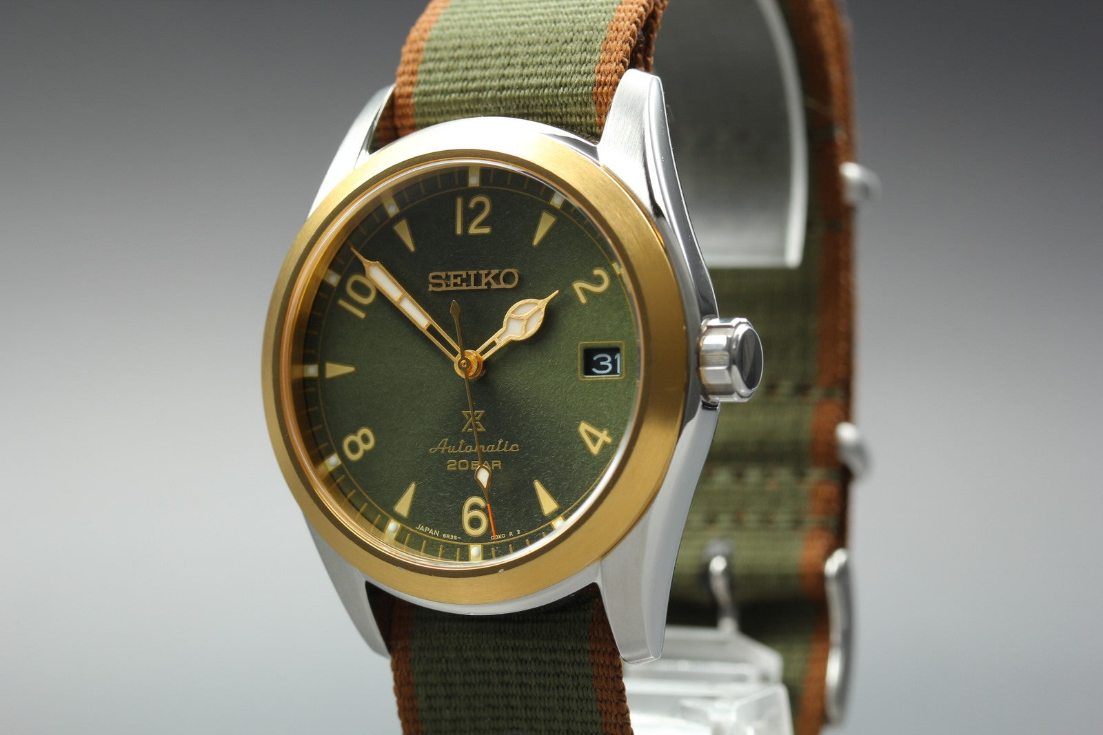 [N MINT- Box] SEIKO Prospex Alpinist 6R35-01B0 SBDC138 Green Men's Watch AT JP