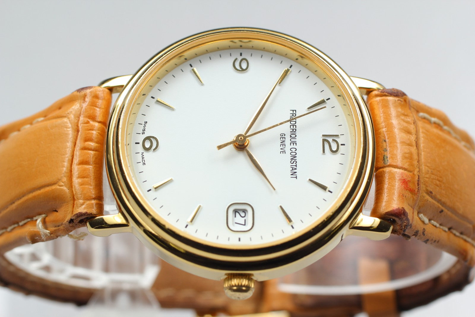 [Exc+5] FREDERIQUE CONSTANT FC300/310×35/36 White Automatic Men's Watch 35mm JP