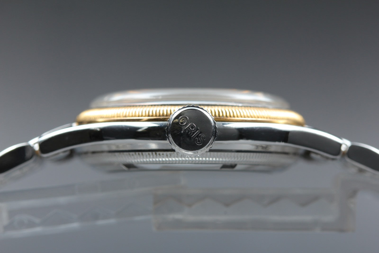 Vintage ORIS Big Crown Pointer Date 7400B Silver Automatic Unisex Watch 32mm JP