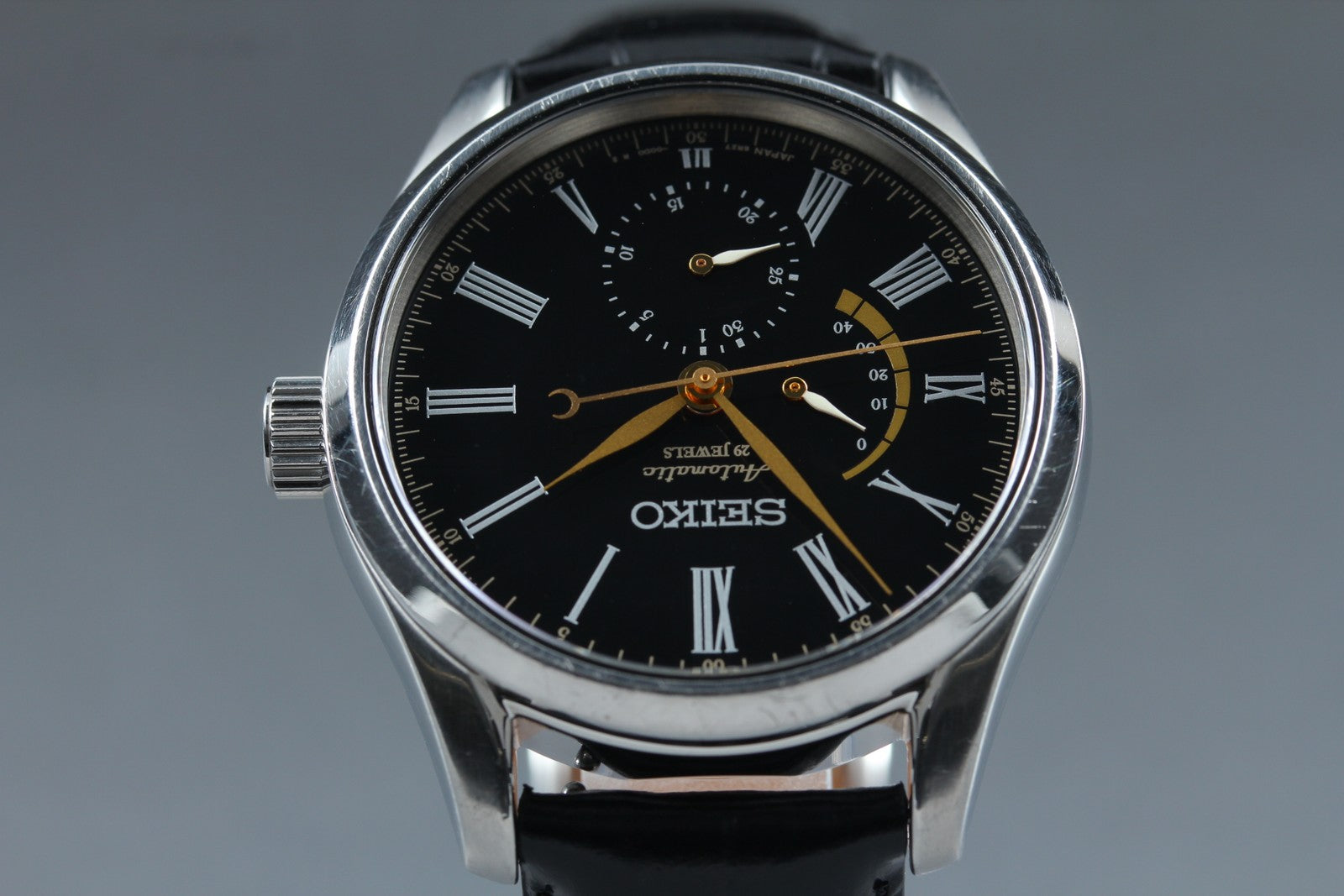 SEIKO Presage 6R27-00G0 SARW013 Black Dial 40mm Men's Automatic Watch JAPAN