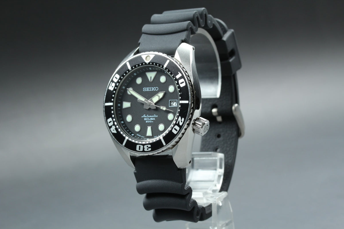 SEIKO Prospex 6R15-00G0 Black Automatic Date Men's Watch 45mm JAPAN