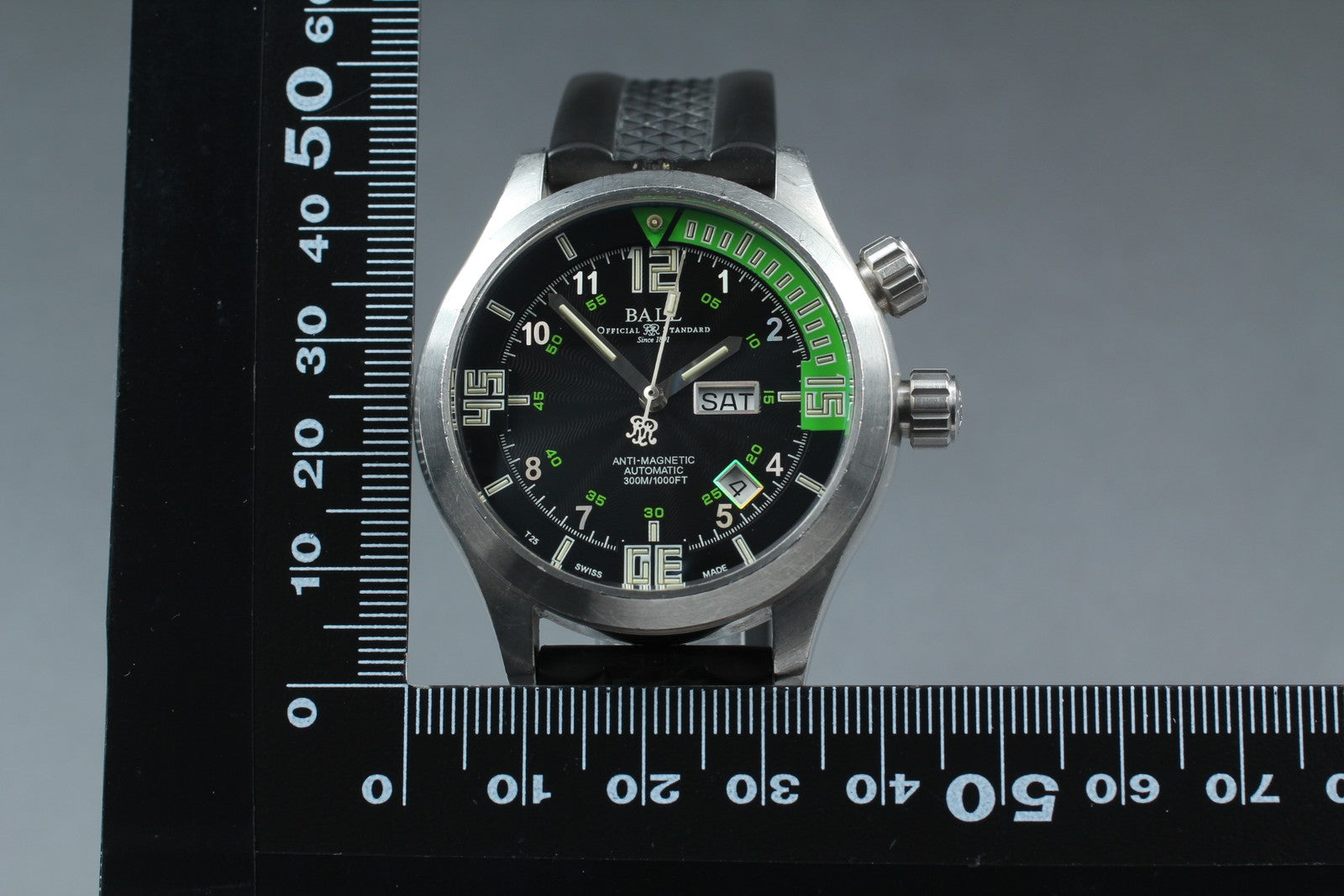 BALL Engineer DM1020A Black Dial Automatic Day/Date Men's watch 41mm JAPAN Box
