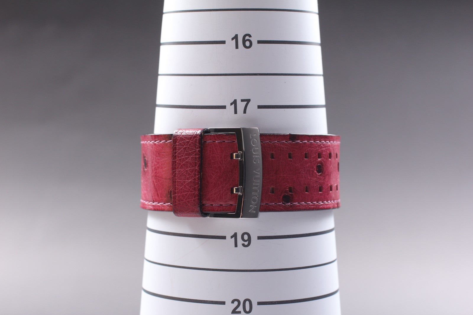 [Near MINT Box] Louis Vuitton Tambour Q1211 Red Brown 28mm Women's Quartz Watch
