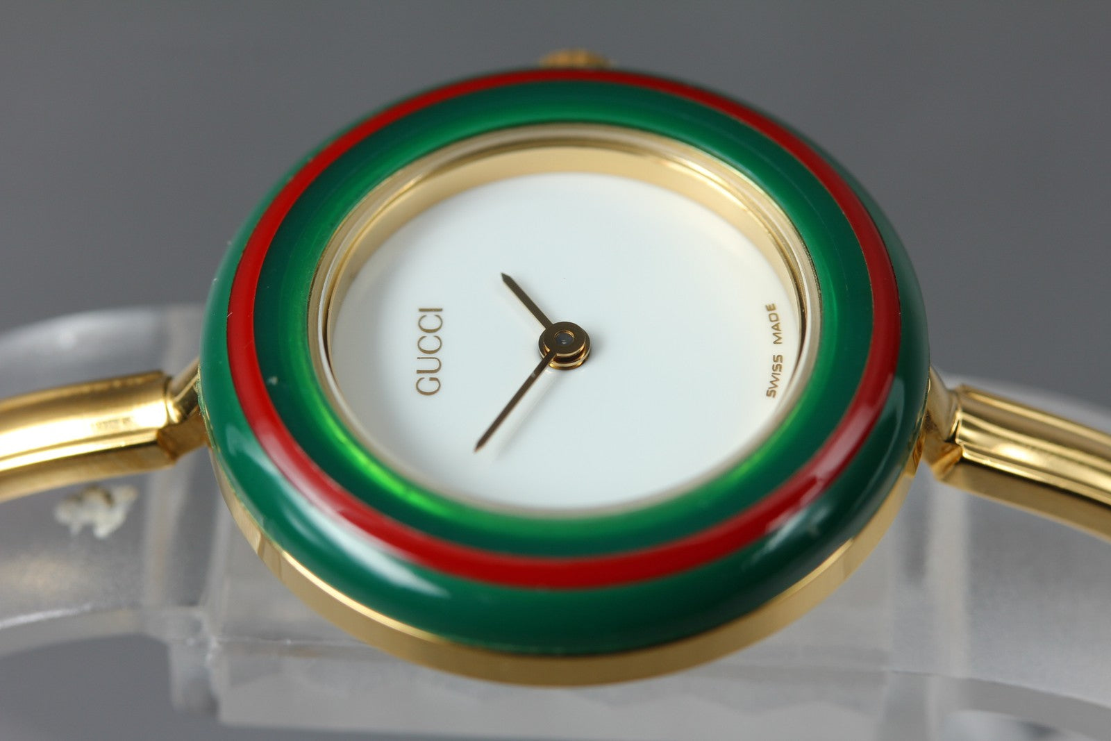 New Batt Gucci Change Bezel 11/12.2 12Color Quartz Women's Watch From JAPAN Box