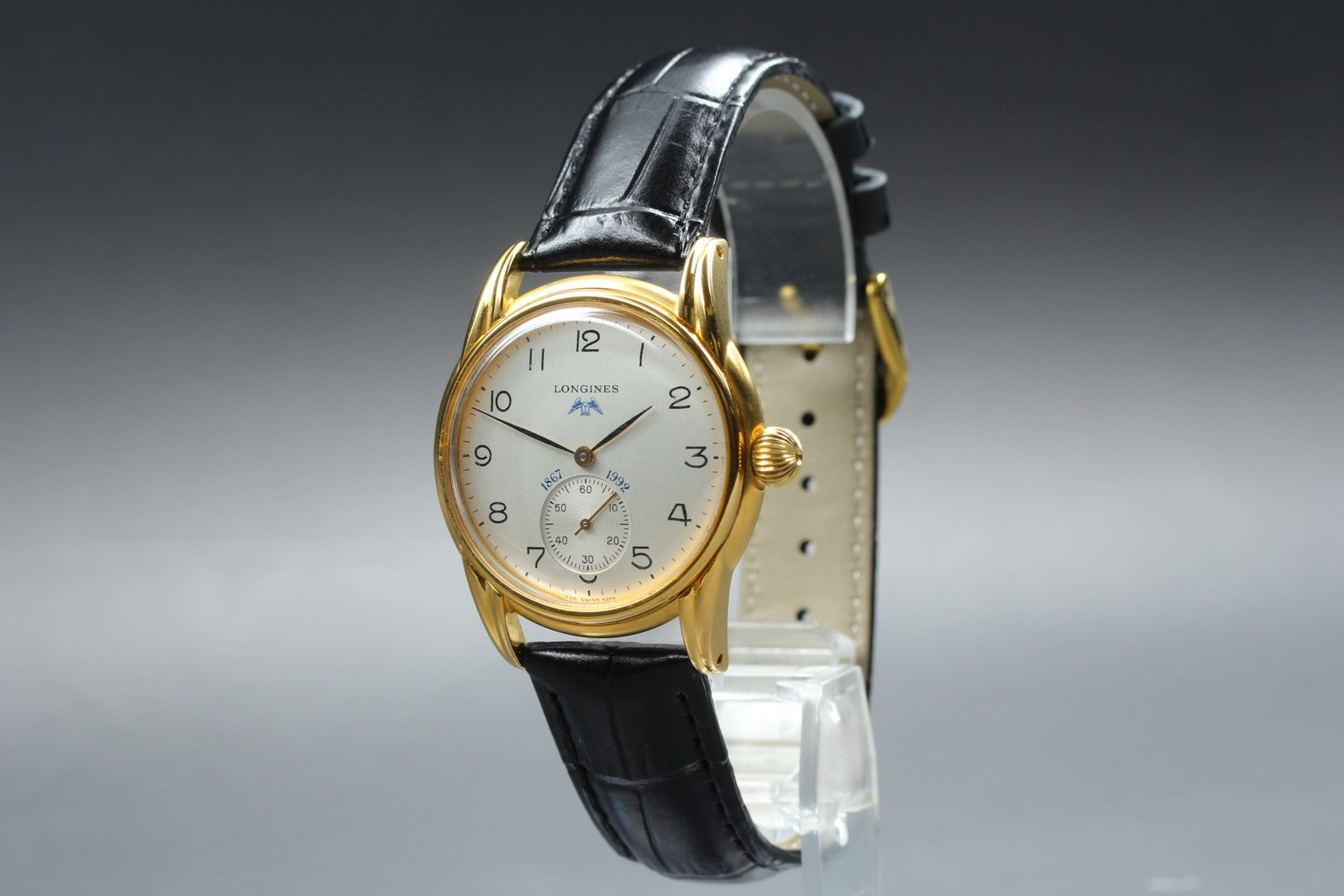 Vintage LONGINES Longines 125th Anniversary 5254 Manual Men's Watch 33mm JAPAN
