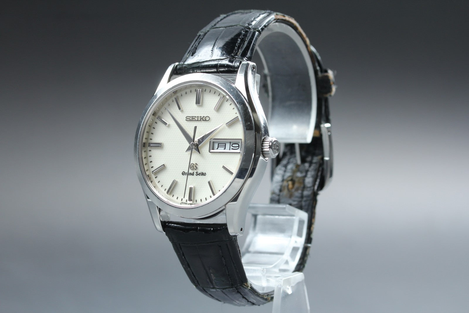 SEIKO Grand Seiko 9F83-0AB0 SBGT019 Quartz Silver Men's Watch 37mm JAPAN