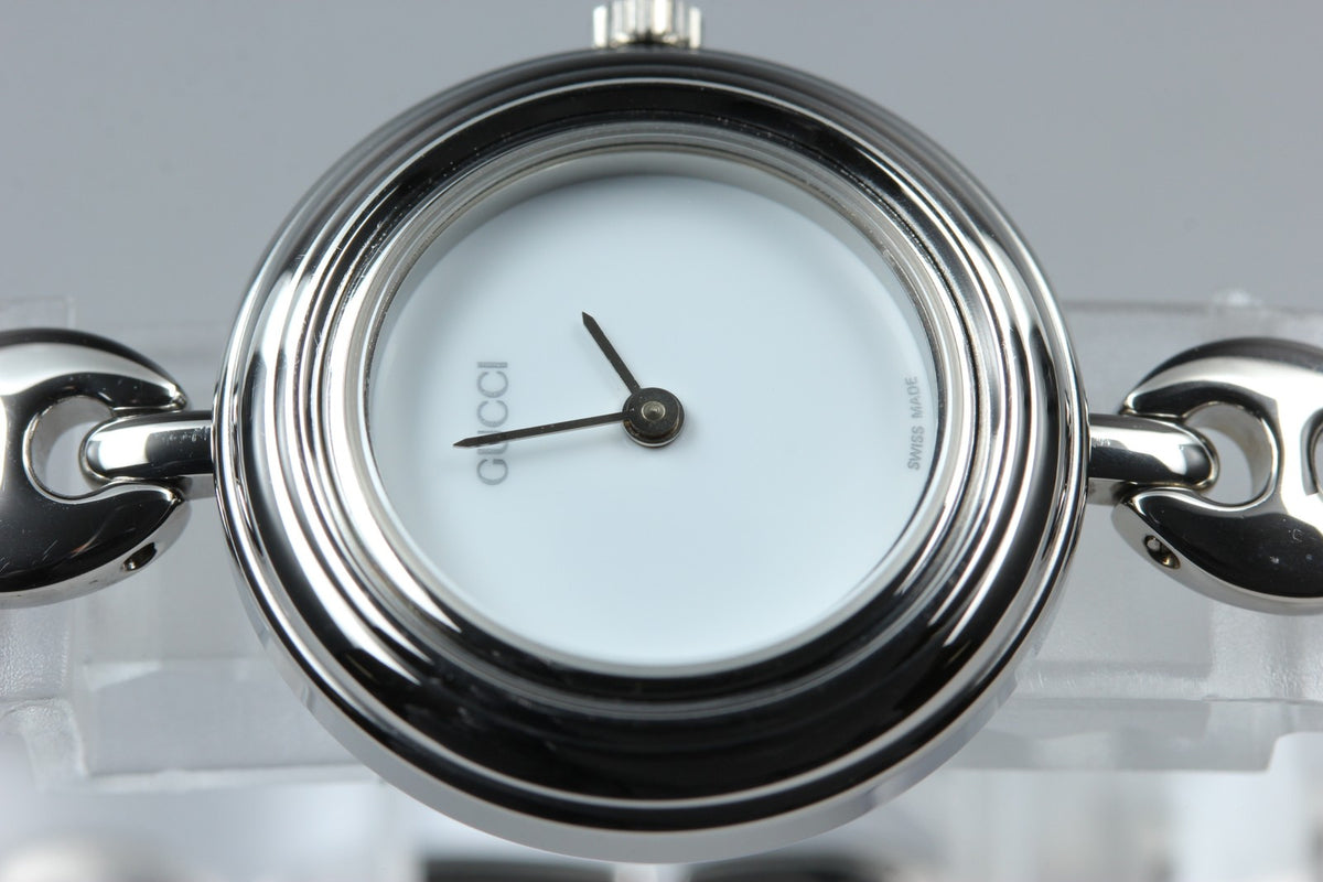 [Overhauled] Gucci Change Bezel 11/12.2L 6 Colors Silver Women's Watch Box