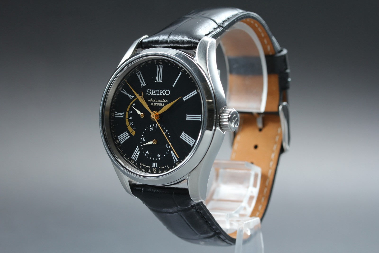 SEIKO Presage 6R27-00G0 SARW013 Black Dial 40mm Men's Automatic Watch JAPAN