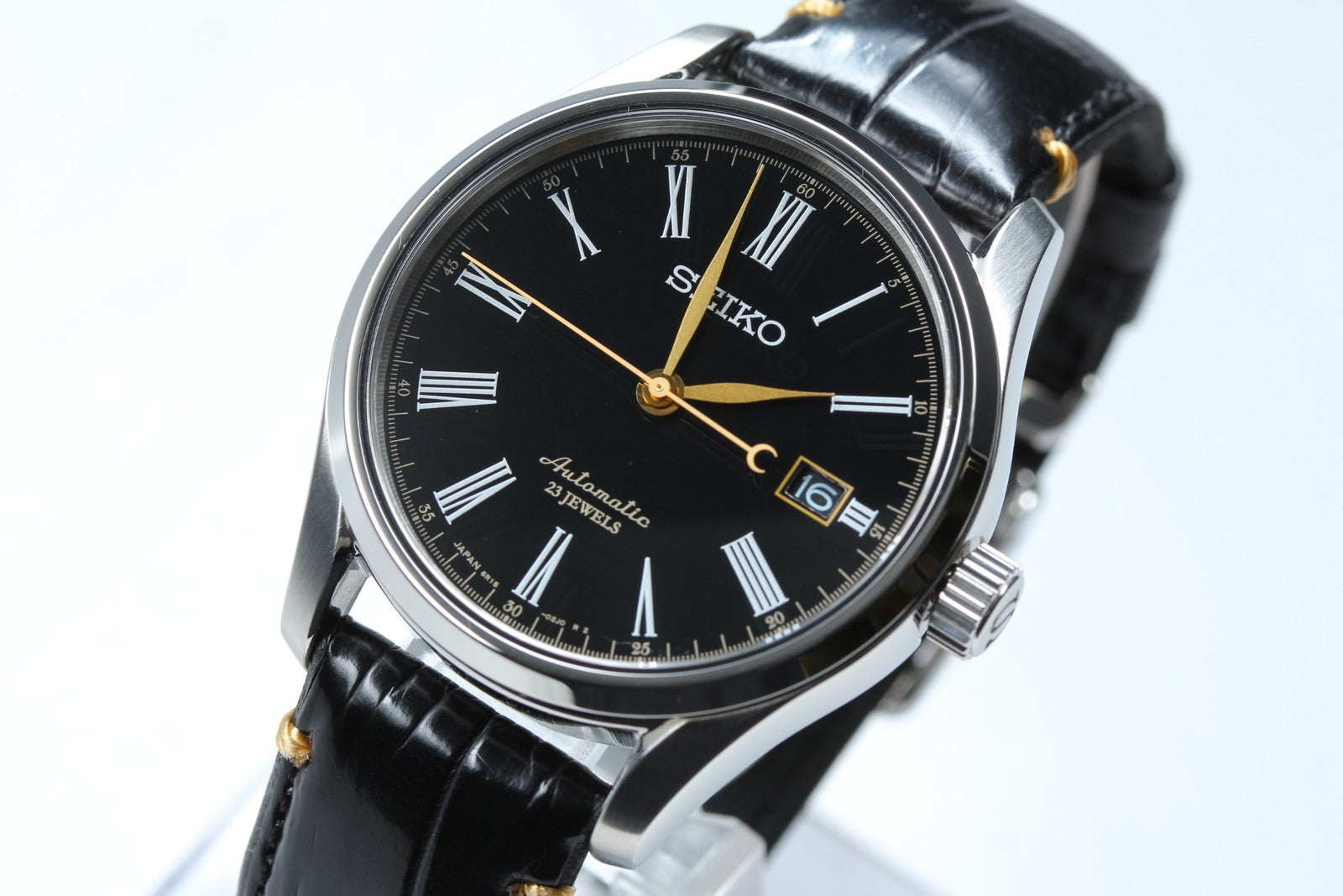 SEIKO Presage 6R15-03E0 SARX029 Automatic Black Date Men's Watch 40mm N MINT*Box