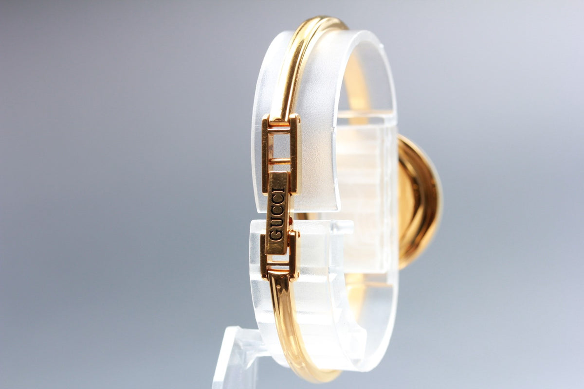 GUCCI Change Bezel 11/12.2 12Color Quartz Women's Watch 25mm Box New Batt JAPAN