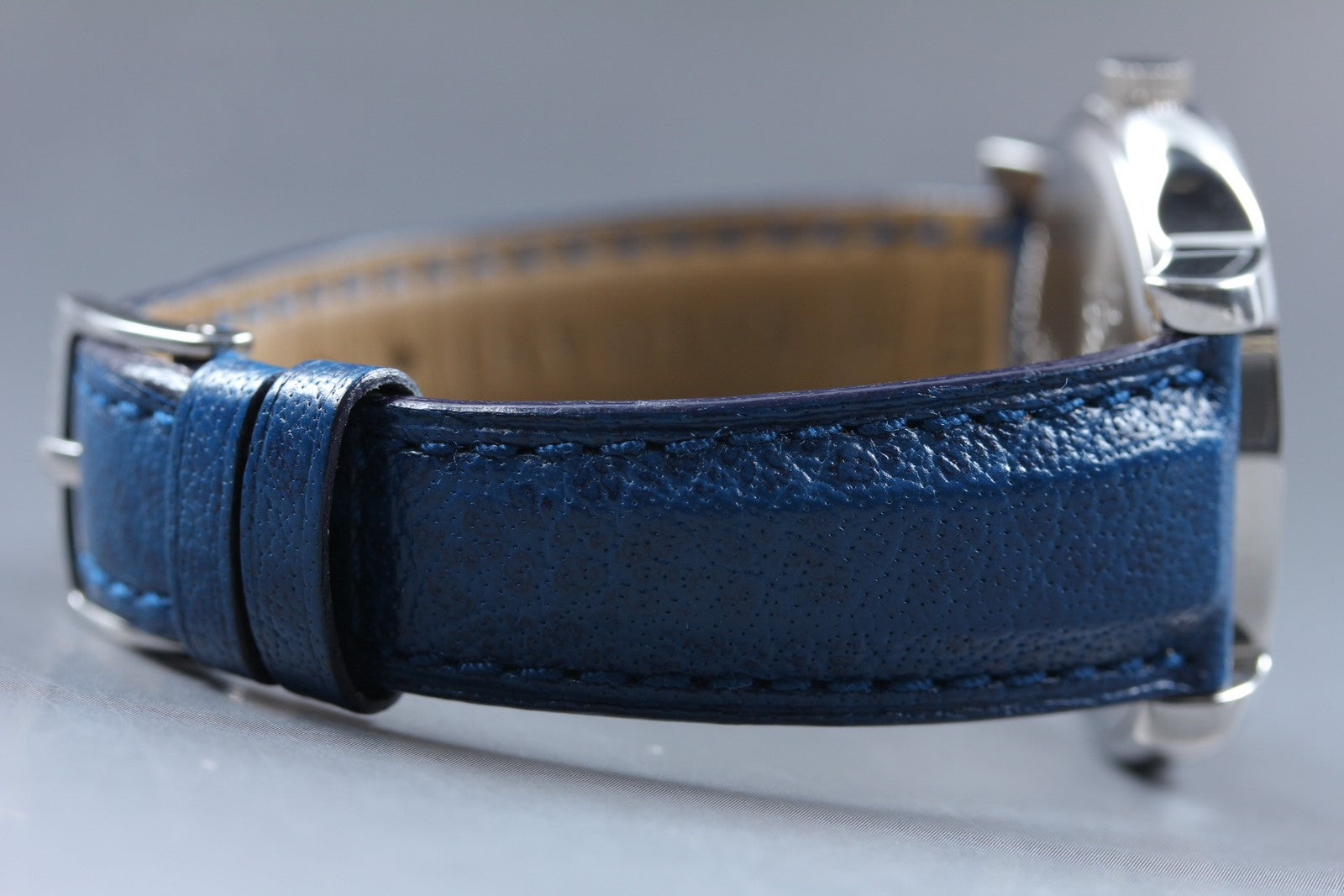 [Exc+5 Box] BVLGARI Solotempo ST35S 35mm Blue Dial Unisex Quartz Watch