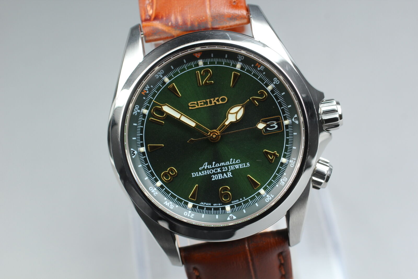 [Exc+5 / Box] SEIKO Alpinist 6R15-00E0 SARB017 Green Automatic Men’s Watch JAPAN