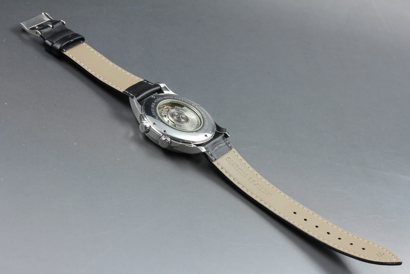 overhauled HAMILTON Jazzmaster Traveler H326250 Silver Men's Date Automatic GMT