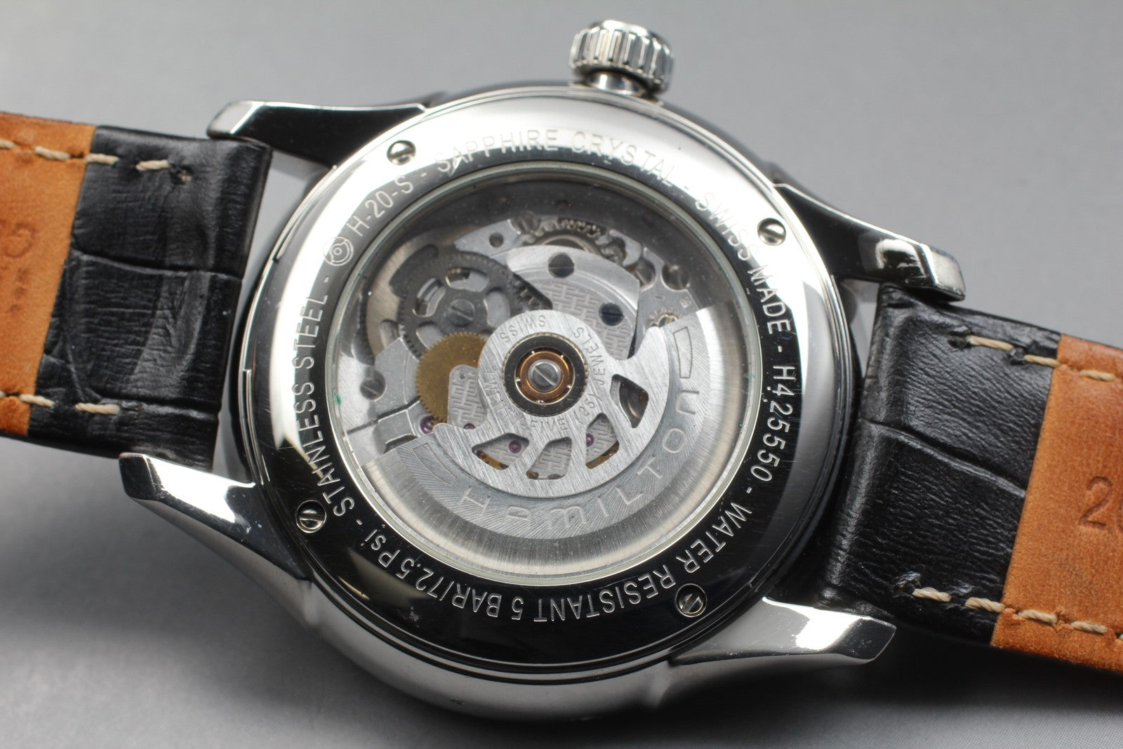 [Exc+5 Box] Hamilton Jazzmaster Viewmatic H425550 Automatic Skeleton Men’s Watch