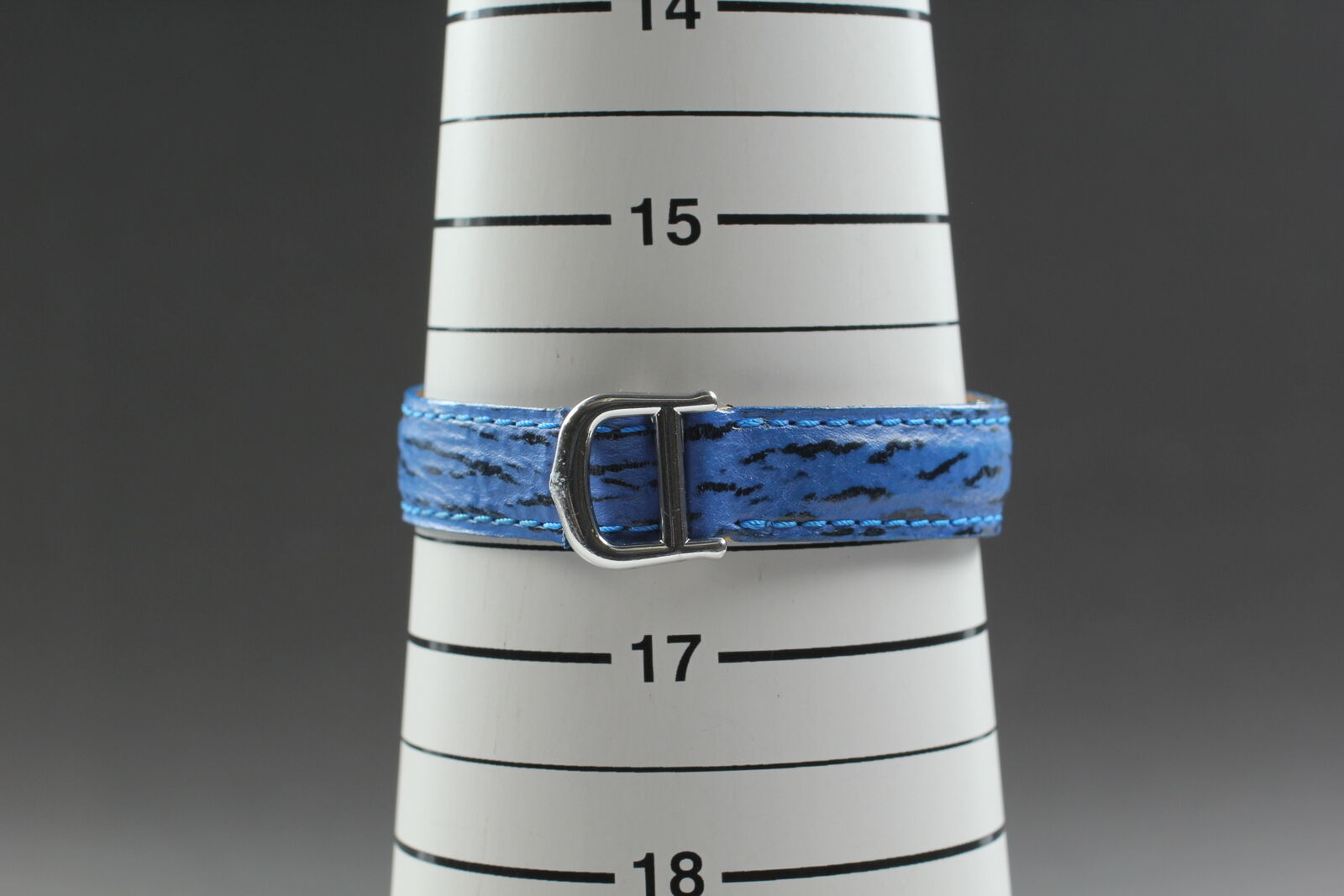 New Battery [Exc+5 Box] Cartier Must de Cartier 21 1340 Blue Women Qz Watch JP