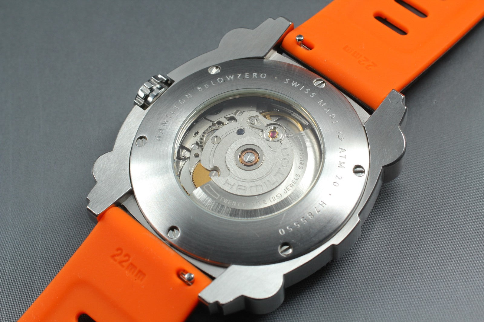 [Exc+5 Box] Hamilton Khaki Below Zero H785550 44mm Black Automatic Men's Watch