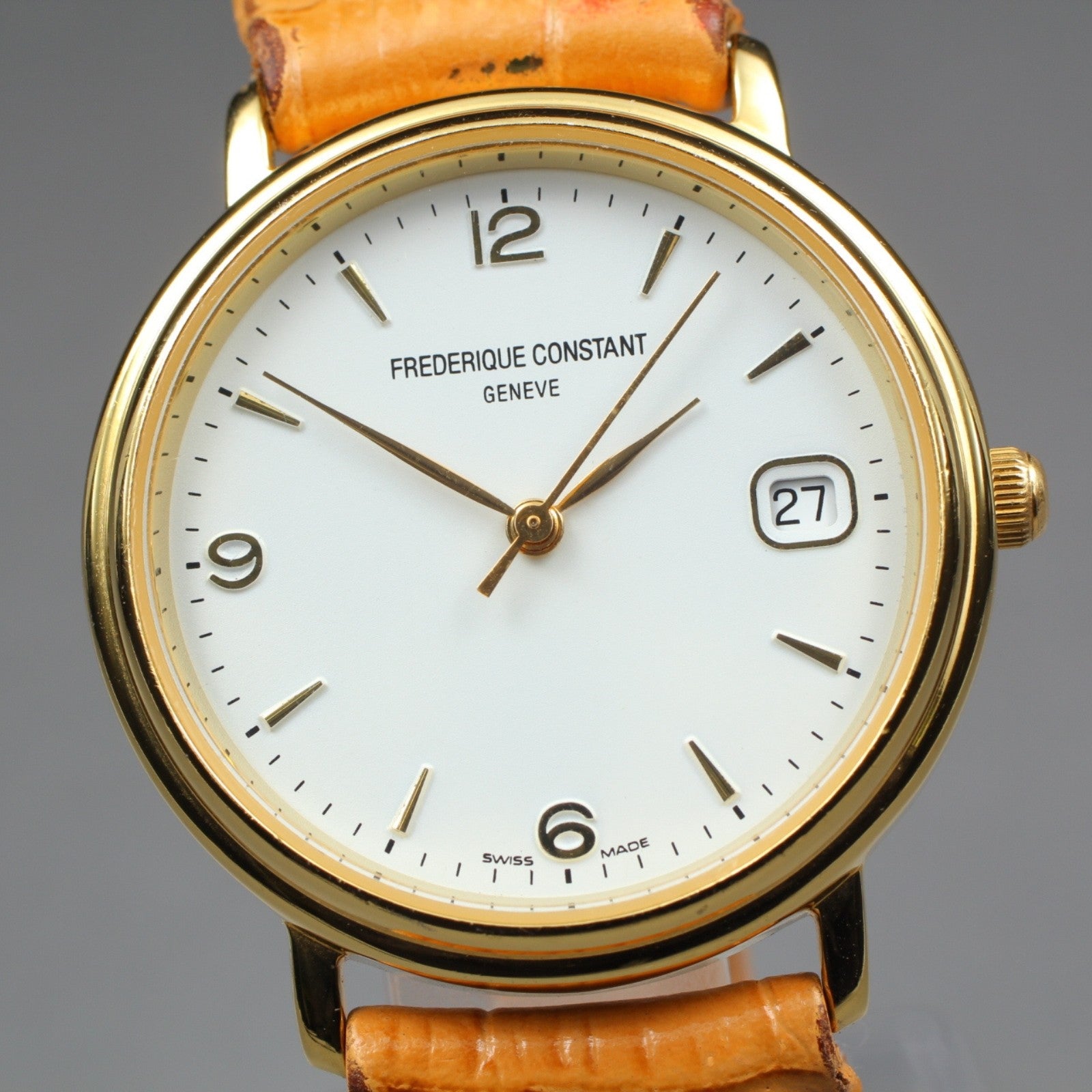 [Exc+5] FREDERIQUE CONSTANT FC300/310×35/36 White Automatic Men's Watch 35mm JP