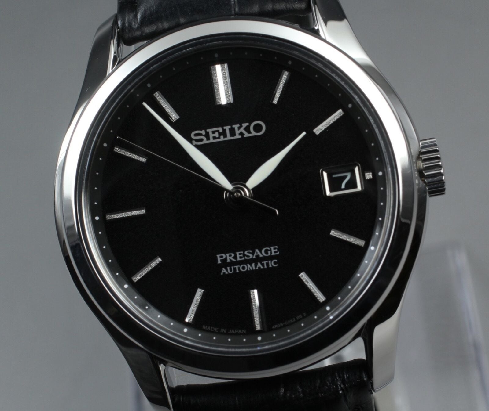 [Near MINT] SEIKO Presage 4R35-03L0 SARY149 Black Dial Men's Watch AT From JAPAN