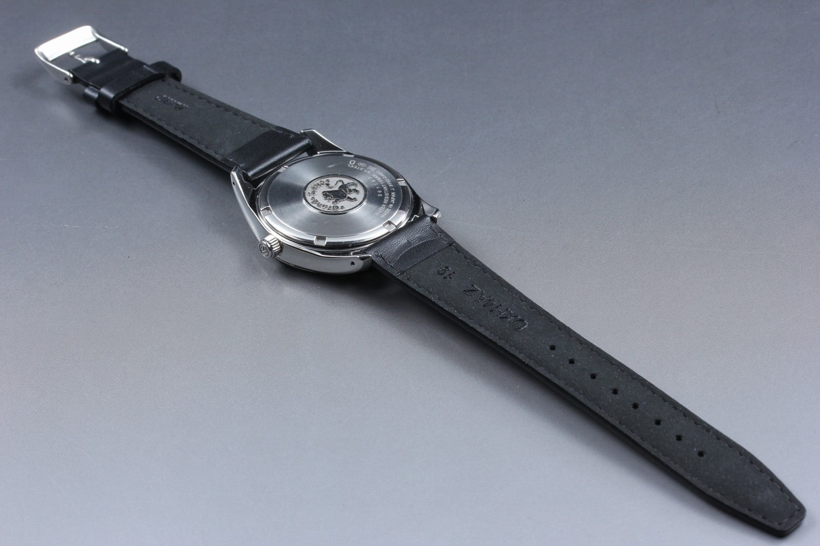 New Batt[Exc+5] SEIKO Grand Seiko 9F62-0AB0 Silver Quartz Men's Watch 36mm JAPAN