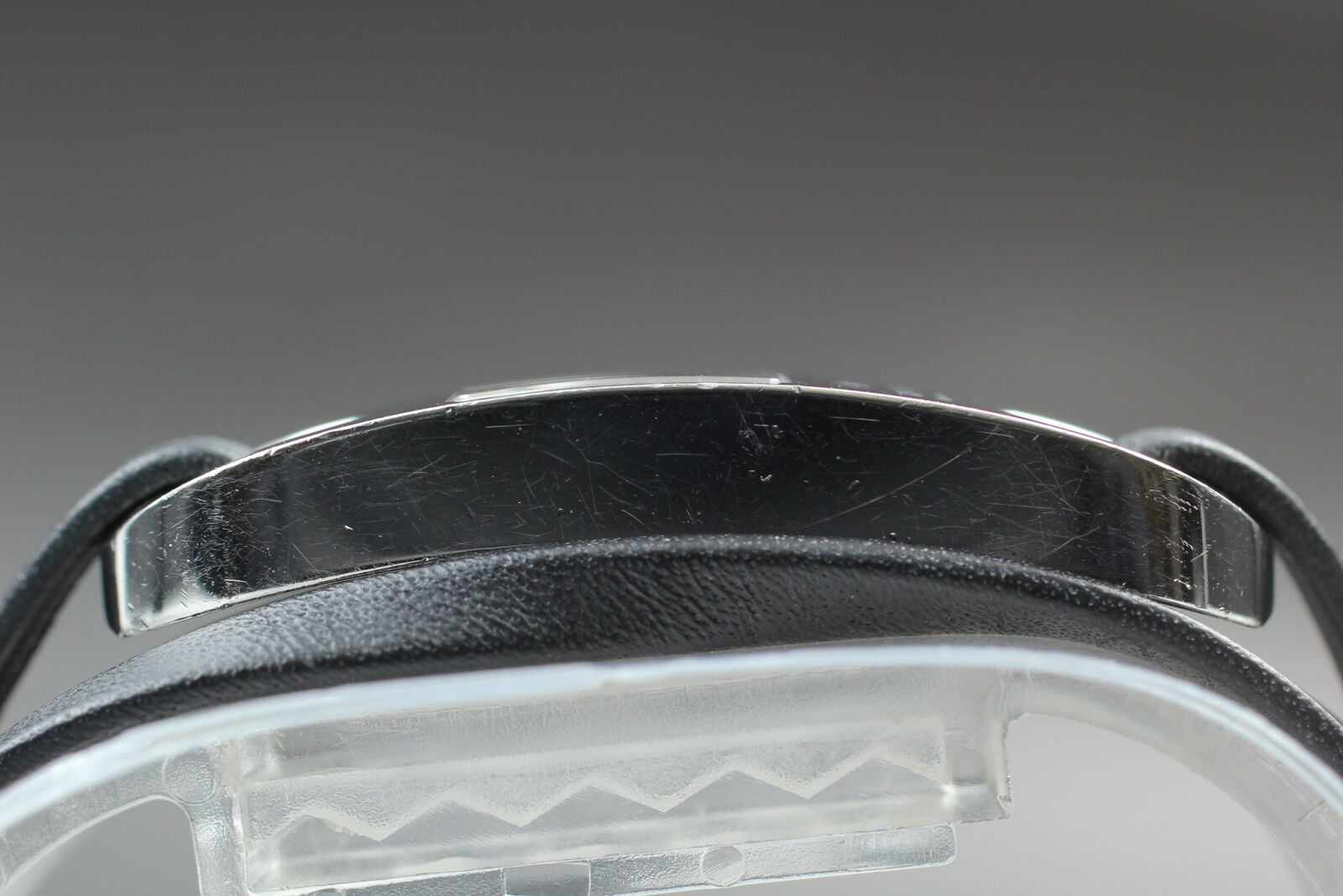New Battery [Exc+5] Gucci 6100L Black Dial Silver Vintage Women's Qz Watch JP